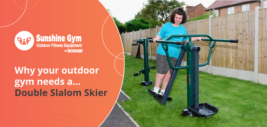 Why your outdoor gym needs a… Double Slalom Skier