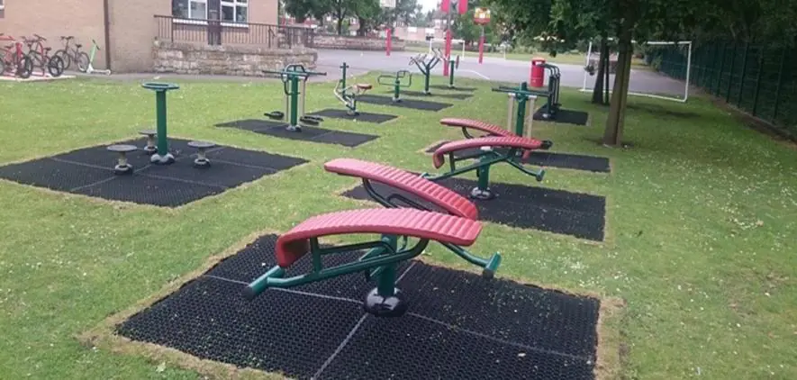 Balby Central Primary School outdoor fitness equipment