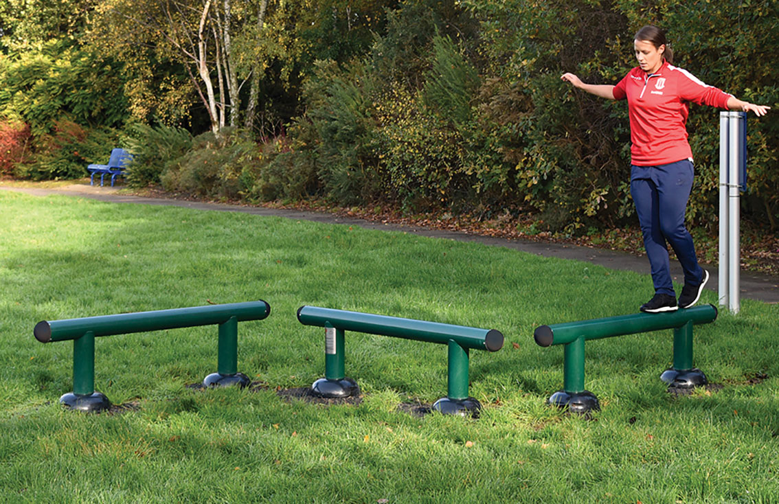 Outdoor Balance Beams Outdoor gym fitness trail equipment