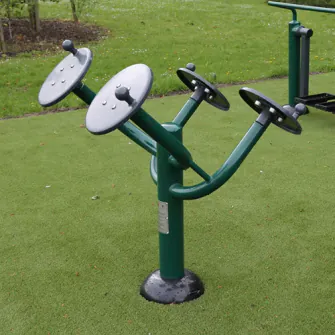 Wheelchair Accessible Tai Chi Discs | Outdoor Gym Equipment | Sunshine Gym