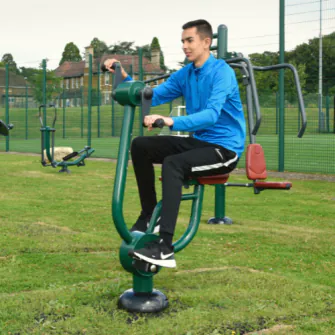 Arm and pedal bicycle |outdoor arm and pedal bike | outdoor fitness equipment from sunshine gym 