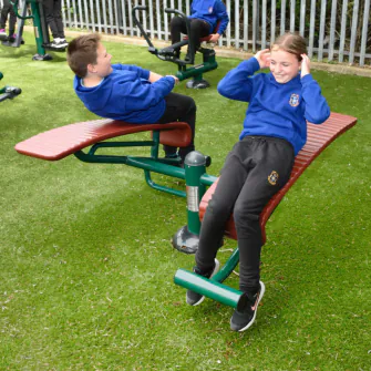Children's Double Sit Up Bench