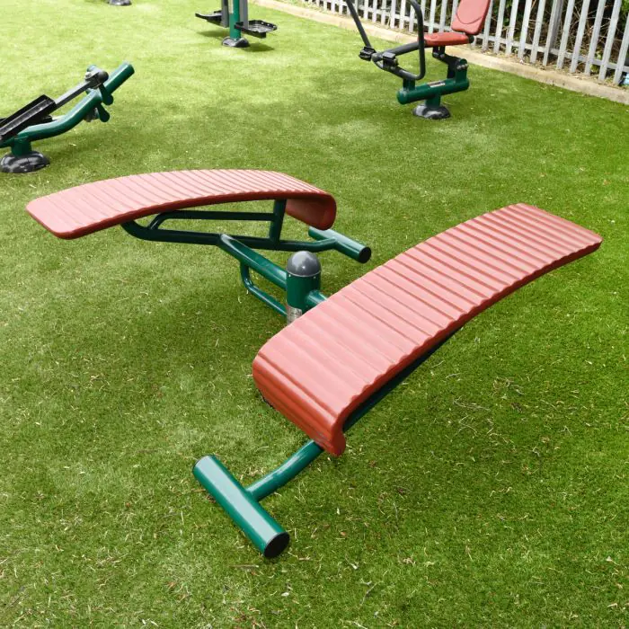 Children's Double Sit Up Bench - 7