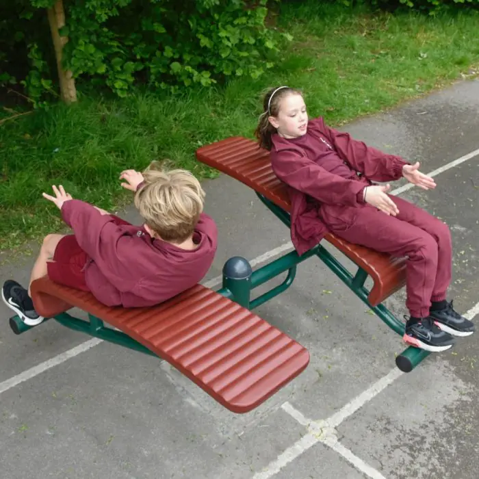 Children's Double Sit Up Bench - 1