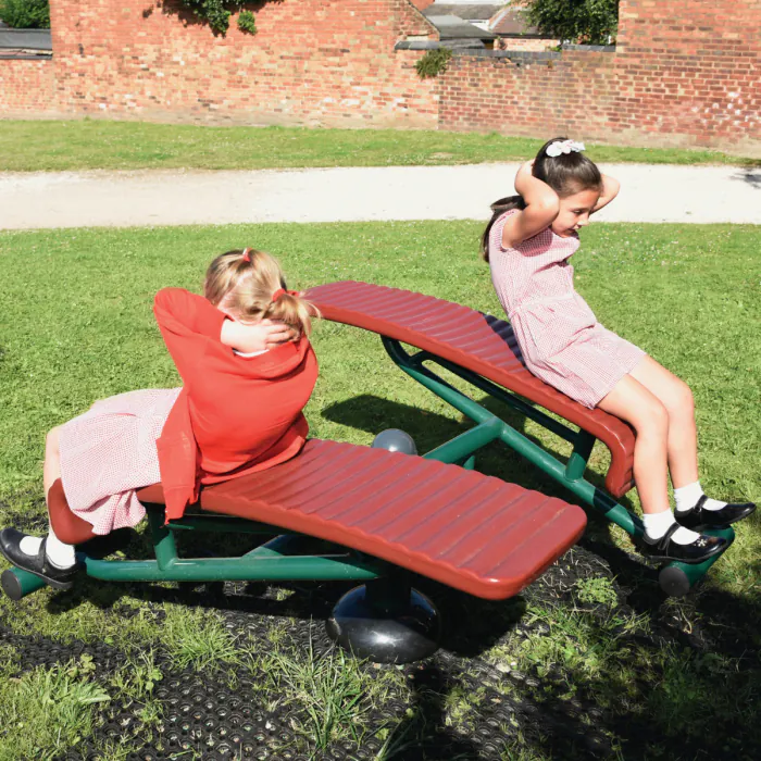 Children's Double Sit Up Bench - 4