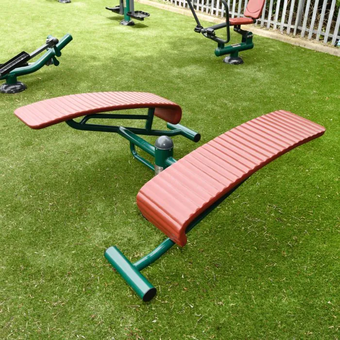 Children's Double Sit Up Bench - 7